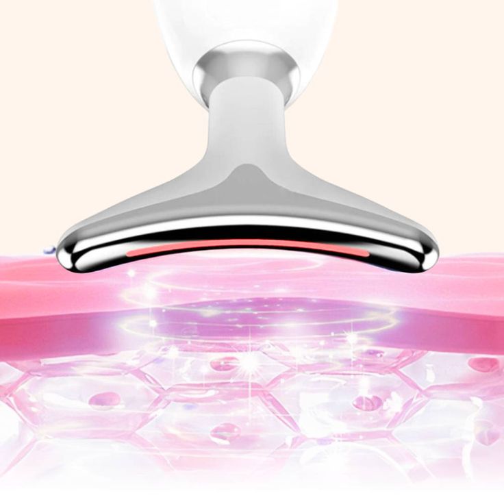 Masajeador Facial LED + Calor + EMS