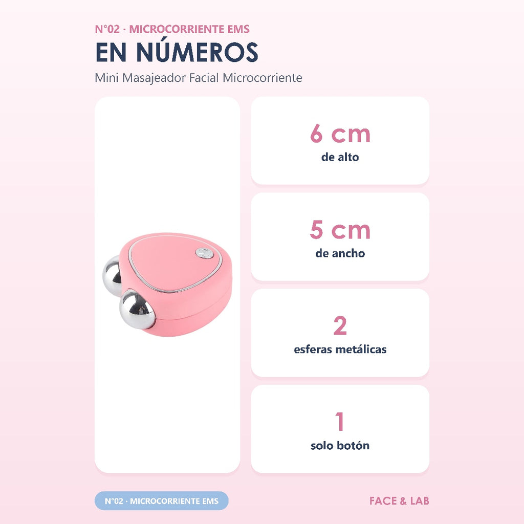 Mini Masajeador Facial Microcorriente
