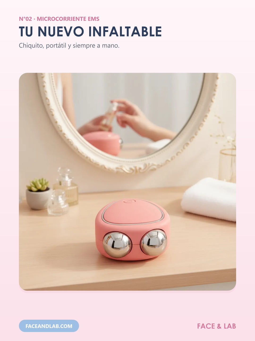 Mini Masajeador Facial Microcorriente