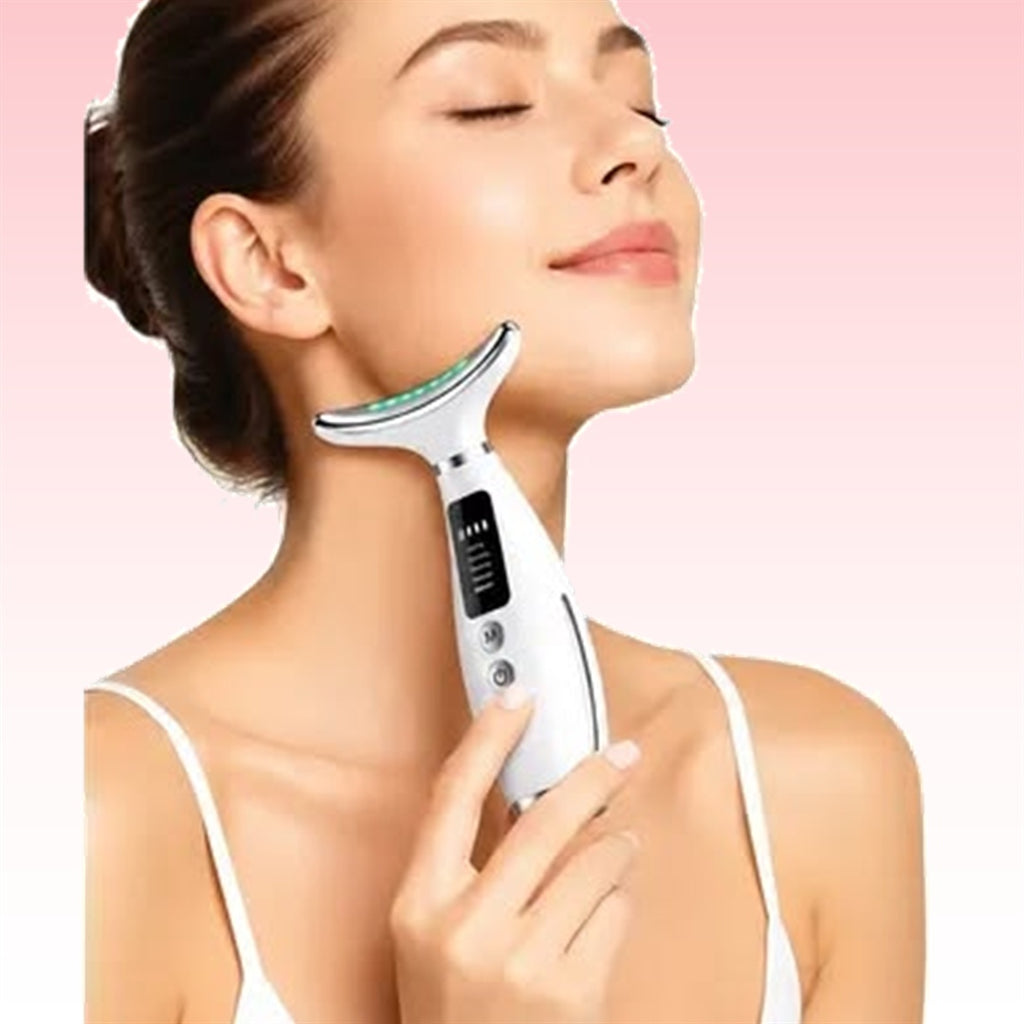 Masajeador Facial LED + Calor + EMS