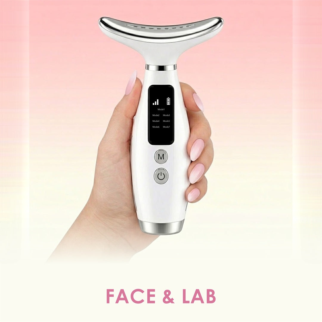 Masajeador Facial LED + Calor + EMS