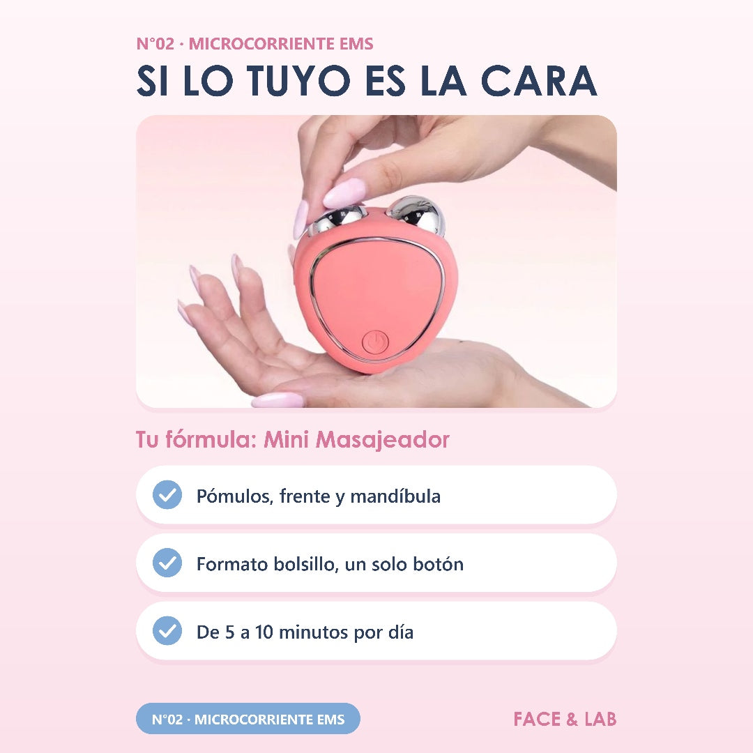 Mini Masajeador Facial Microcorriente