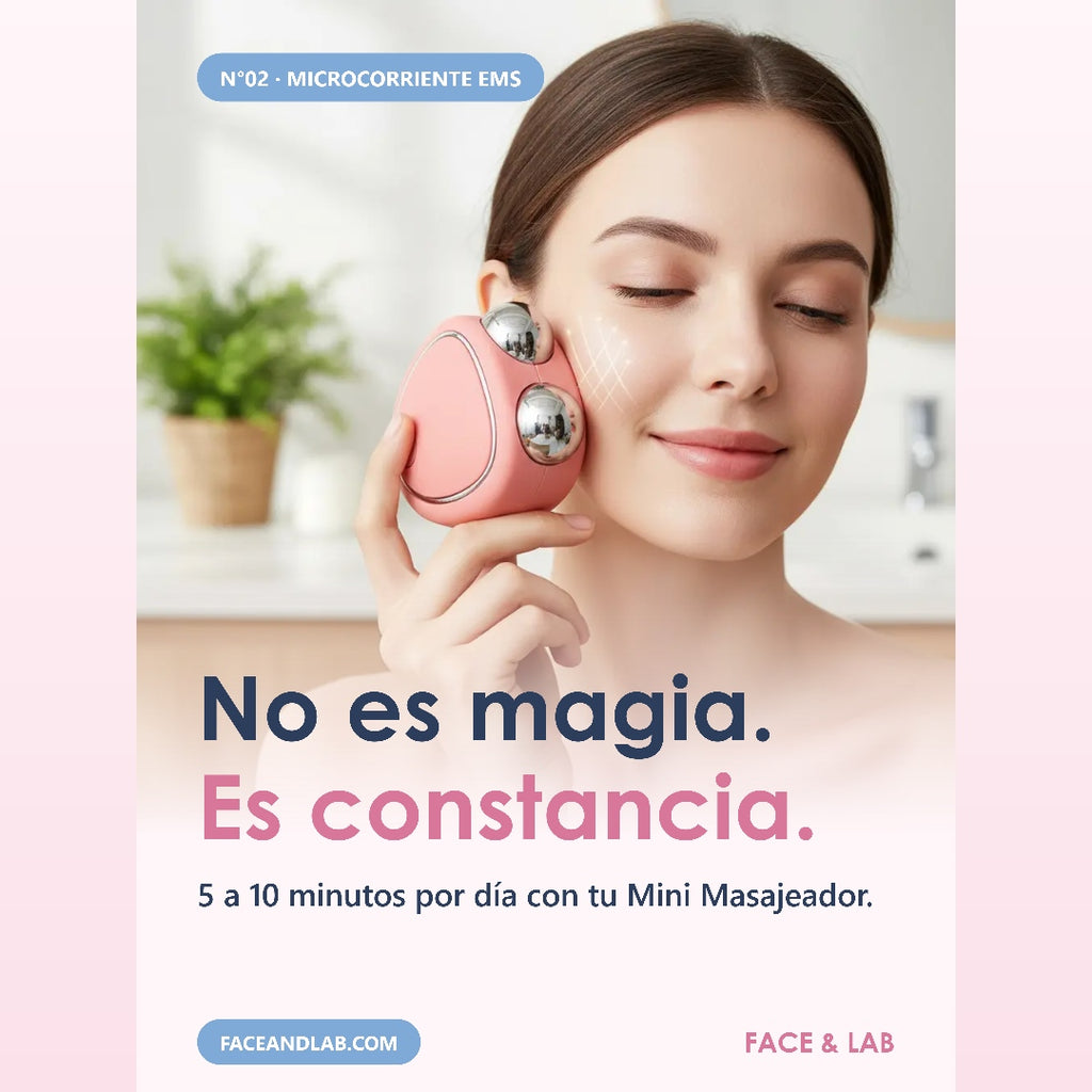 Mini Masajeador Facial Microcorriente